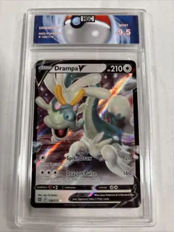 2022 Pokemon Drampa V #128 HGC 9.5 (sb1) - Image 1
