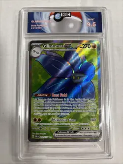 2023 Pokemon Glimmora Ex #213 HGC 9.5 (sb1) - Image 1