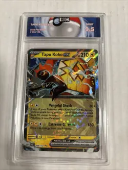 2023 Pokemon Tapu Koko Ex #68 HGC 9.5 (sb3) - Image 1