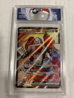 2025 Pokemon Regirock Ex #214 HGC 10 (sb3) - Image 1
