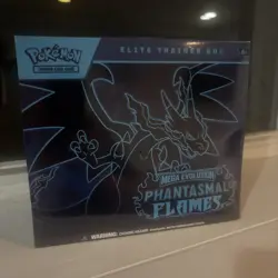Pokemon TCG Mega Evolutions Phantasmal Flames Elite Trainer Box FACTORY SEALED - Image 1