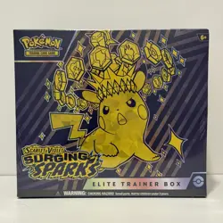 Pokemon TCG Scarlet & Violet Surging Sparks Elite Trainer Box ETB - new & sealed - Image 1