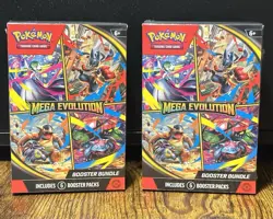 Pokemon Mega Evolution Base Set Booster Bundle ( Set Of x2 ) FACTORY SEALED - Image 1