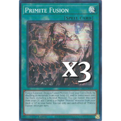3X Primite Fusion DUAD-EN065 SR Duelist's Advance NM 1st Ed YUGIOH - Image 1