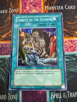 Yu-Gi-Oh! Tribute to The Doomed MRD-057 Super Rare Unlimited Near Mint - Image 1