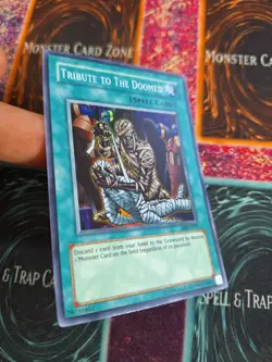 Yu-Gi-Oh! Tribute to The Doomed MRD-057 Super Rare Unlimited Near Mint - Image 2