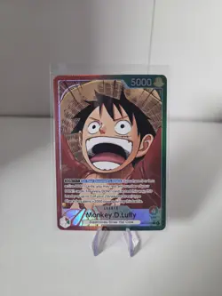 Monkey D Luffy OP13-001 L Leader Alt Art Carrying On His Will OPCG - Image 1