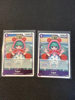 ONE PIECE TCG: Sugar OP10-065 Rare(Holo) x2 Royal Blood - Image 1