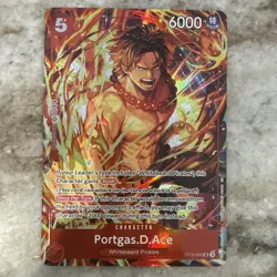 One Piece Illustration Box Vol. 5 Promo Portgas D. Ace ST15-005 SR English - Image 1