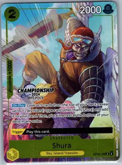 Shura (CS 2024 Celebration Pack) OP05-106 English One Piece Promo Card - NM - Image 1