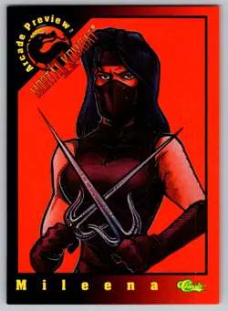 1994 Classic Mortal Kombat Ii Arcade Preview Mileena P2 Mortal Combat Card - Image 1