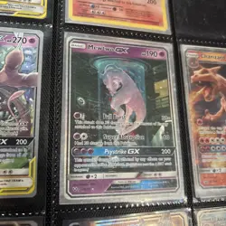 Pokemon Mewtwo GX Shining Legends 78/73 Shiny Holo Rare Card - Image 2
