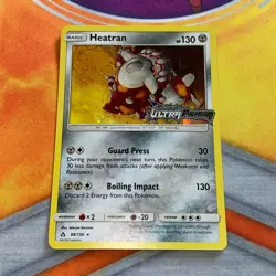 Heatran ~ 88/156 ~ Holo Stamped ~ ULTRA PRISM ~ NEAR MINT ~ Pokemon Card - Image 1