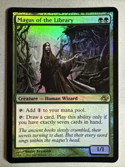 MTG / Magus of the Library / PLC / #134 / FOIL / Rare / NM - Image 1