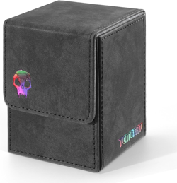 150+ Premium Deck Box for MTG, PTCG, Large Capacity with 2 Dividers, Fits 150+ S - Image 1