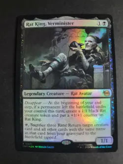 Rat King, Verminister (Foil) Rare MTG Ninja Turtles - Image 1