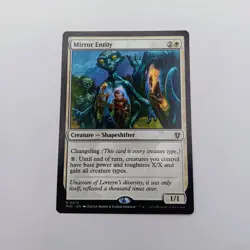 Mirror Entity MTG Rare Magic: The Gathering Murders of Karlov Manor Commander - Image 1