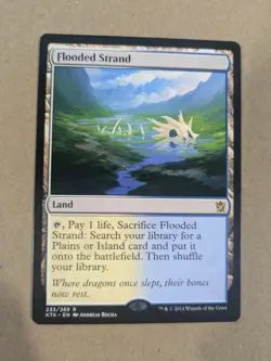 Flooded Strand - MTG - Khans of Tarkir - NM - Image 1