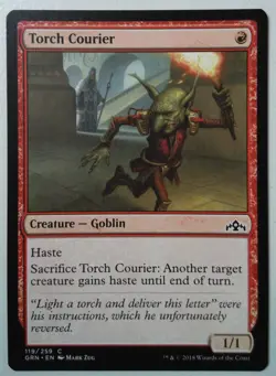 Torch Courier *PLAYSET* Magic MtG x4 GRN Guilds of Ravnica - Image 1