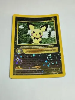 Pokemon 2001 Promo Pichu Reverse Holo Black Star WOTC 35/53 - Image 1