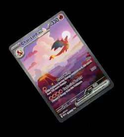 2023 Pokemon 151 CHARIZARD EX FULL ART HOLO 199/165 RARE! NM - Image 1