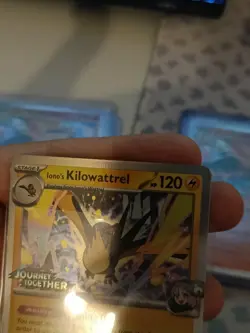 Iono's Kilowattrel SVP 182 Journey Together Prerelease Stamp Pokemon Promo Card - Image 3