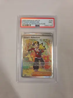 Pokemon TCG Ethan's Adventure 236/182 Sv10: Destined Rivals Holo PSA 9 - Image 1