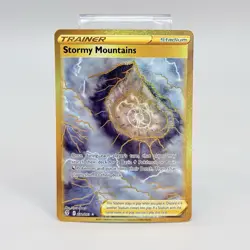 Pokemon TCG Stormy Mountains Evolving Skies 232/203 Holo Secret Rare NM - Image 1