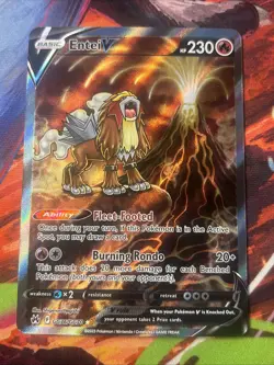 Entei v Crown Zenith Galarian Gallery Holo Ultra Rare Pokemon TCG GG36/GG70 NM - Image 1