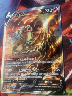 Entei v Crown Zenith Galarian Gallery Holo Ultra Rare Pokemon TCG GG36/GG70 NM - Image 3