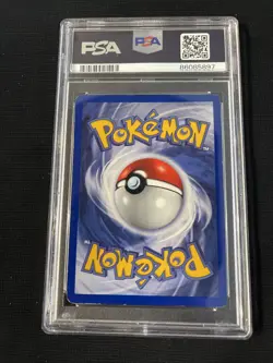 PSA 5 Pokemon Base Set 1st Edition Holo Rare Alakazam 1/102 EX Condition - Image 2