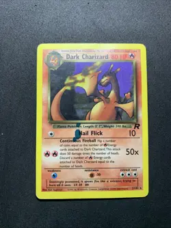 Pokemon Dark Charizard TCG Non-Holo Rare Card 21/82 - Image 1