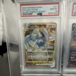 Pokemon Lugia VSTAR Secret Rare 211/195 Silver Tempest PSA 10 Holo English - Image 3