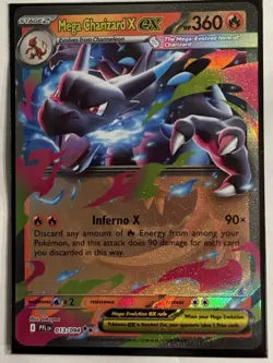 Pokemon TCG - Mega Charizard X ex 013/094 Double Rare - Phantasmal Flames NM - Image 1