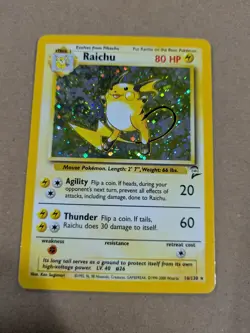 Raichu - Pokemon - Base Set 2 Holo - MP - Image 1