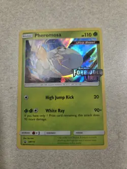 Pokemon Pheromosa SM115 Forbidden Light Promo Prerelease Holo 110 HP Ultra Beast - Image 1
