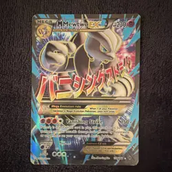 Pokemon M Mewtwo EX Mega Holo Ultra Rare Card XY 159/162 Psychic 2015 - Image 1