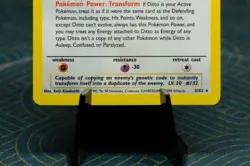 Pokemon TCG First Edition Fossil Ditto 3/62 Holo - Image 4