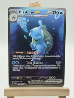 Blastoise ex Special Illustration Rare Pokemon Scarlet & Violet 151 MEW #200 - Image 1