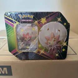 Pokemon Shining Fates V Tin -Eldegoss - Sealed 820650829505 - Image 2