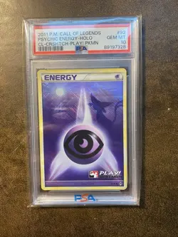 Pokemon Call of Legends PSA 10 Energy Set Play! Pokemon Promo - Image 5