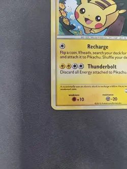 LP/NM Pikachu HGSS03 Pokemon TCG: 2010 HGSS Black Star Promo - Image 2