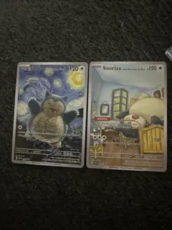 Snorlax with The Starry Night Pokemon TCG DIY - Image 1