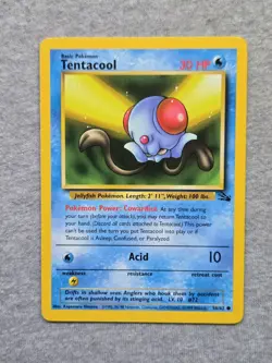 Tentacool 56/62 - Common Pokemon TCG Fossil - Image 1