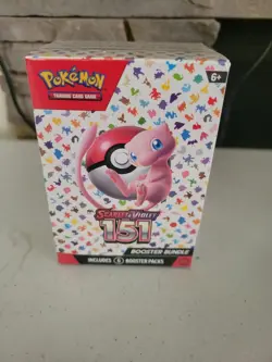 Pokemon Scarlet & Violet 151 Booster Bundle Mew 6 Packs English 2023 - Image 1