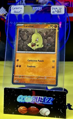 Larvitar 105/197 Cosmos Holo Obsidian Flames SV03 Pokemon TCG NM/Mint - Image 1