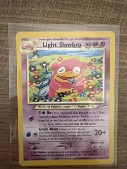 Pokemon TCG Light Slowbro 2002 Neo Destiny Card 51/105 Regular Vintage LP - Image 1