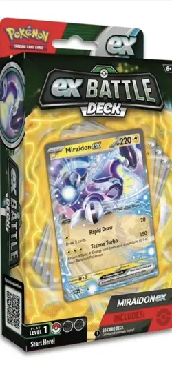 Brand new Pokemon TCG: Miraidon EX Battle Deck - Image 1