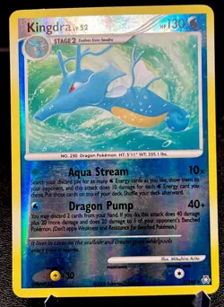 Kingdra 7/146 MP Reverse Holo Rare Legends Awakened Pokemon Card! - Image 1