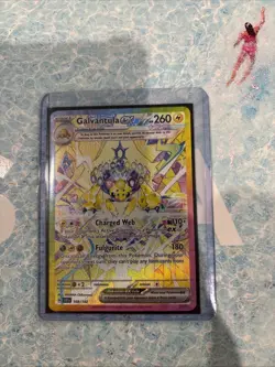 Pokemon Stellar Crown Galvantula EX 2024 Special Illustration Rare #168/142 - Image 1